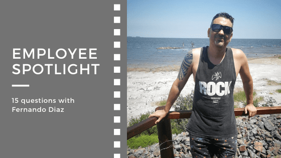 Employee spotlight:<br>15 questions with Fernando Diaz