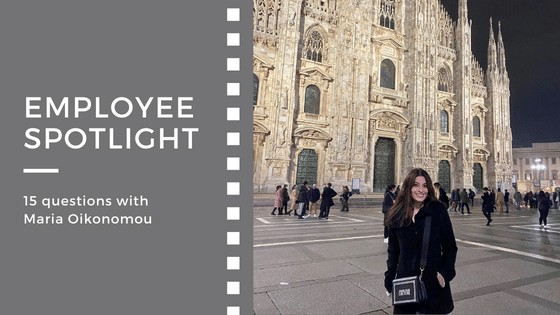 Employee spotlight:</br>15 questions with Maria Oikonomou